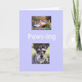 Rainbow Bridge Sympathy Card Karte (Vorderseite)