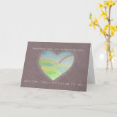 Rainbow Bridge Tiersympathie Karte (Gelbe Blume)