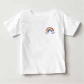 Rainbow Bridge to Dreams Baby T-shirt (Vorderseite)