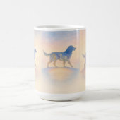 Rainbow Bridge Wildflower Pet Silhouette Kaffeetasse (Mittel)