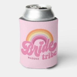 Rainbow Brie Tribe Retro Personalisiert Dosenkühler