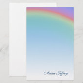 Rainbow Briefpapier (Vorne/Hinten)