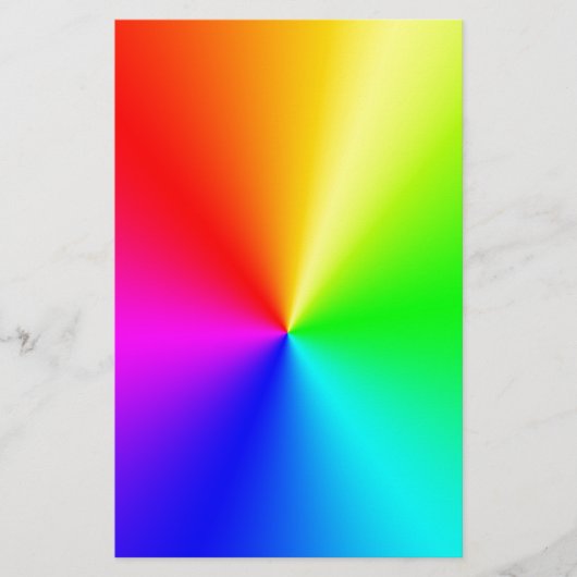 Rainbow Briefpapier (Vorderseite)