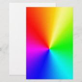 Rainbow Briefpapier (Vorne/Hinten)