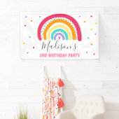 Rainbow Bright Birthday Party Banner (Insitu)