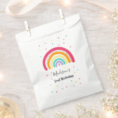 Rainbow Bright Birthday Party Geschenktütchen (Ausgeschnitten)