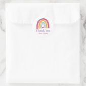 Rainbow Bright Birthday Vielen Dank Runder Aufkleber (Tasche)
