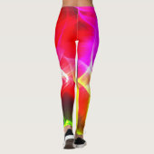 Rainbow Bright Bold Artistic Leggings (Rückseite)