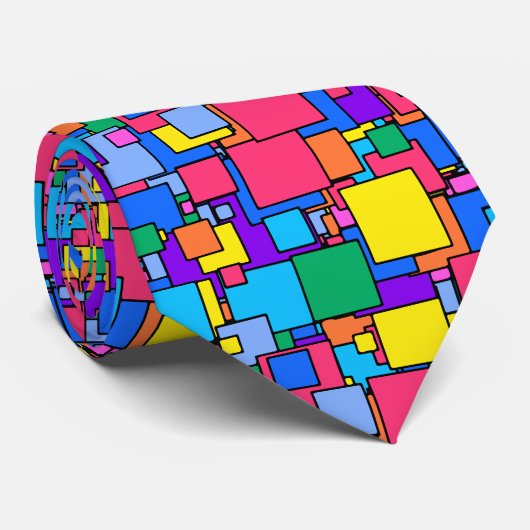 Rainbow Bright Boxes Krawatte (Gerollt)