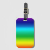 Rainbow Bright Color Spectrum Gepäckanhänger (Vorderseite Vertikal)