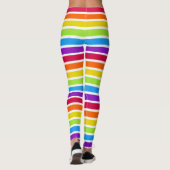 Rainbow Bright farbenfroh Leggings (Rückseite)