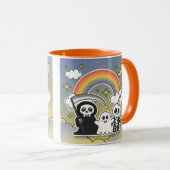 Rainbow Bright Grim Sensenmann und Freunde Tasse (VorderseiteRechts)