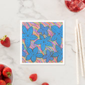 Rainbow Bright Starfish Paper Napkins Serviette (Beispiel)