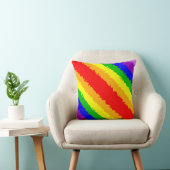 Rainbow Bright und farbig Kissen (Stuhl )