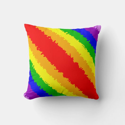 Rainbow Bright und farbig Kissen (Vorderseite)