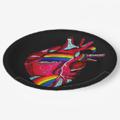 Rainbow Brite 1983 21 Pappteller (Schrägansicht)