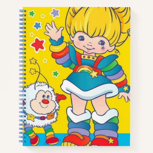 Rainbow Brite & Twink Spiral Notebook Notizblock (Vorderseite)