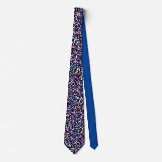 Rainbow Broken Glass Neck Tie Krawatte (Vorderseite)