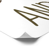 Rainbow Brown Brook Trout Fishing Quote Poster (Ecke)