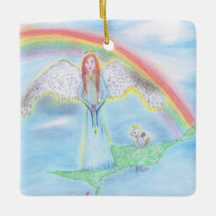 Rainbow-Brücke Keramikornament