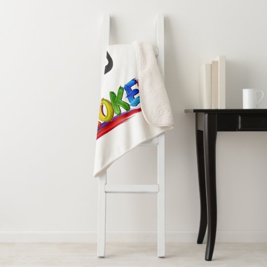 Rainbow Brush Art "Life in Bold Strokes" Zitat Sherpadecke (Beispiel)