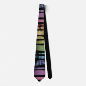 Rainbow Brush Strokes LGBTQ ID656 Krawatte (Vorderseite)