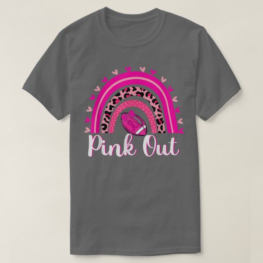 Rainbow-Brustkrebs T-Shirt (Design vorne)