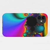 Rainbow Bubble Art iPhone Case (Rückseite (Horizontal))