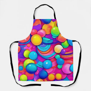 Rainbow Bubble Blast Artwork Schürze
