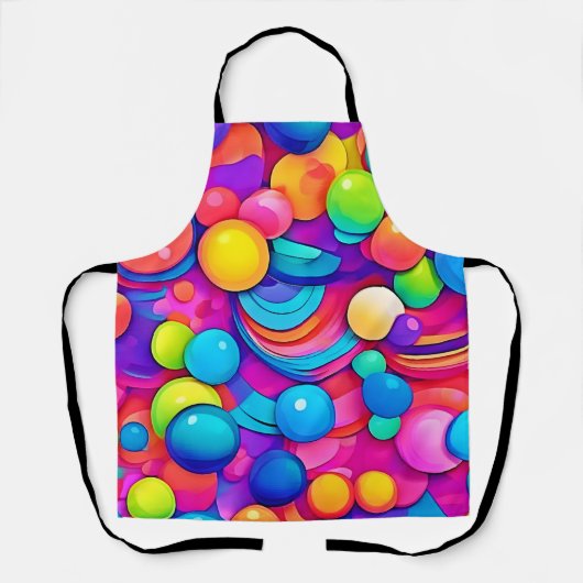 Rainbow Bubble Blast Artwork Schürze (Vorderseite)