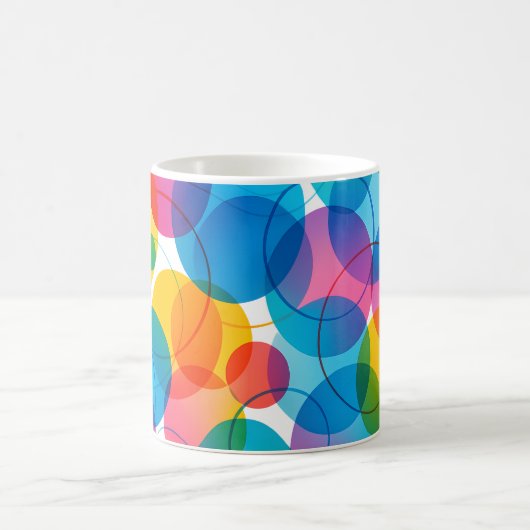 Rainbow Bubble Kaffeetasse (Mittel)