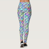 Rainbow Bubble Mermaid Scales Leggings (Rückseite)