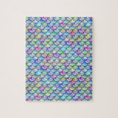 Rainbow Bubble Mermaid Scales Puzzle (Vertikal)