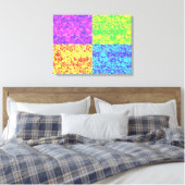 Rainbow-Bubble-Packung Pop Art Leinwanddruck (Insitu (Schlafzimmer))
