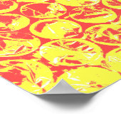 Rainbow-Bubble-Packung Pop Art Poster (Ecke)
