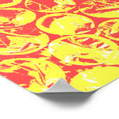 Rainbow-Bubble-Packung Pop Art Poster (Ecke)