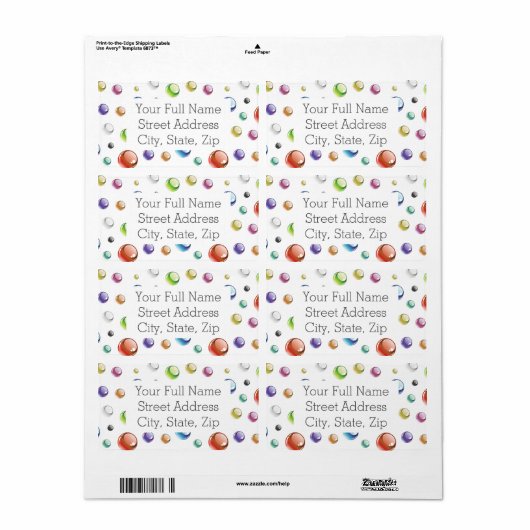 Rainbow Bubble Pattern (Vorne)