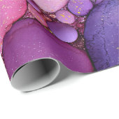 Rainbow Bubble Texture Fluid Art Geschenkpapier (Rolleneckpunkt)
