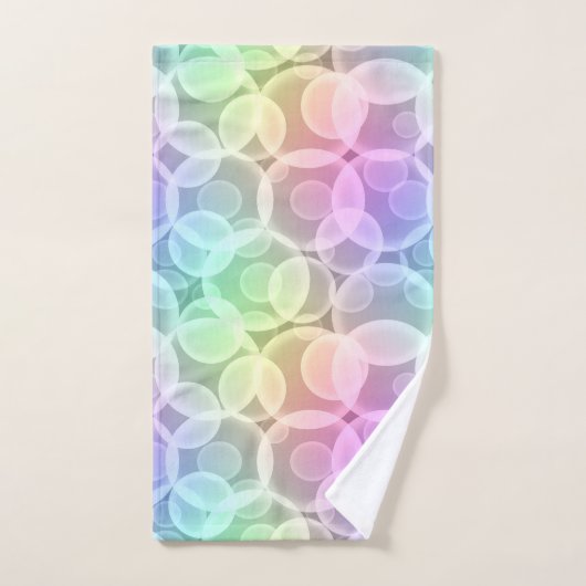 Rainbow Bubbles Badhandtuch Set (Handtuch)