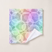 Rainbow Bubbles Badhandtuch Set (Waschlappen)