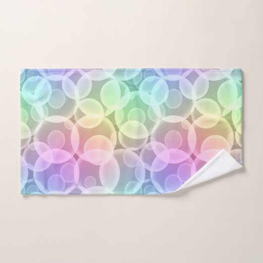Rainbow Bubbles Badhandtuch Set (Handtuch)
