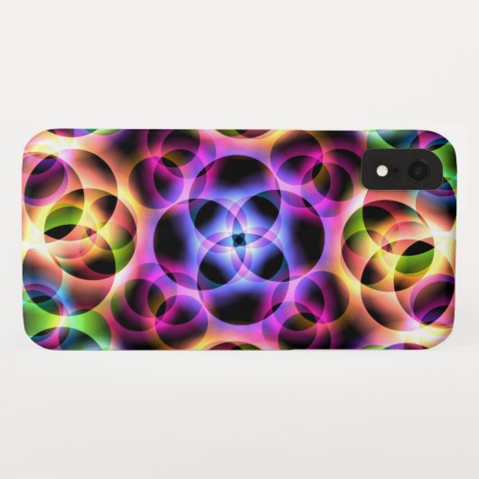 Rainbow Bubbles Case-Mate iPhone Hülle (Rückseite (Horizontal))