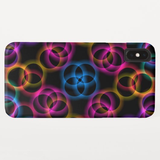 Rainbow Bubbles Case-Mate iPhone Hülle (Rückseite (Horizontal))