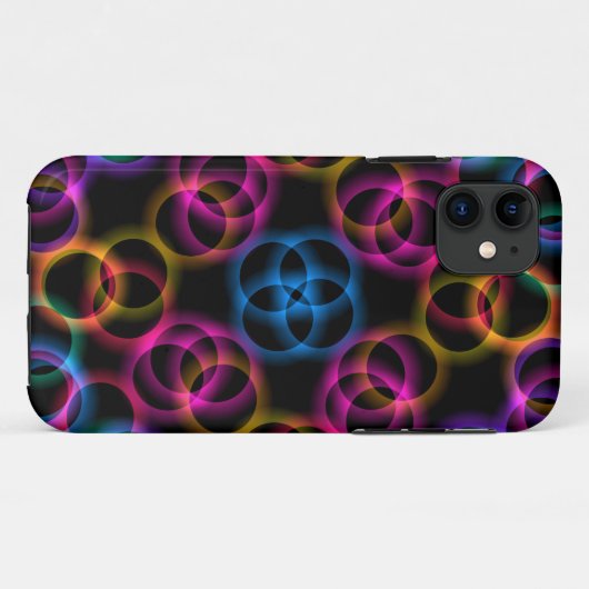 Rainbow Bubbles Case-Mate iPhone Hülle (Rückseite (Horizontal))