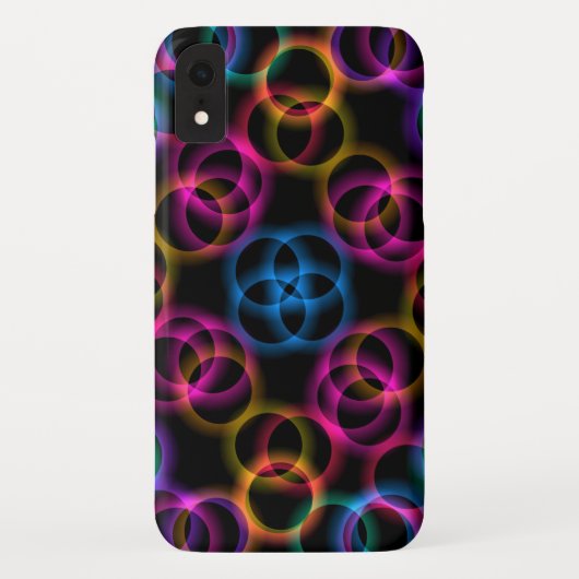 Rainbow Bubbles Case-Mate iPhone Hülle (Rückseite)