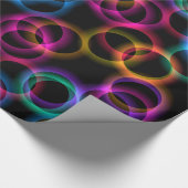 Rainbow Bubbles Geschenkpapier (Ecke)