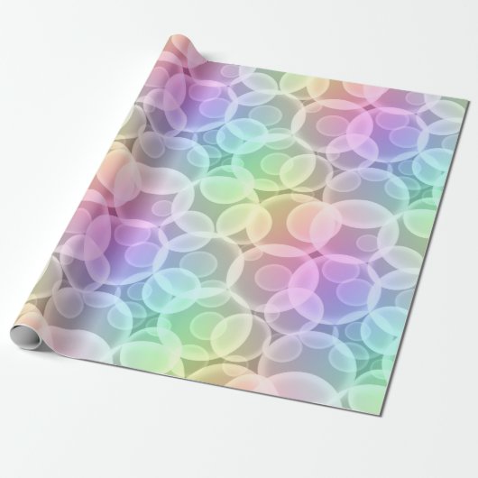Rainbow Bubbles Geschenkpapier (Ungerollt)