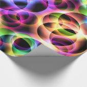 Rainbow Bubbles Geschenkpapier (Ecke)