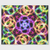 Rainbow Bubbles Geschenkpapier (Flach)