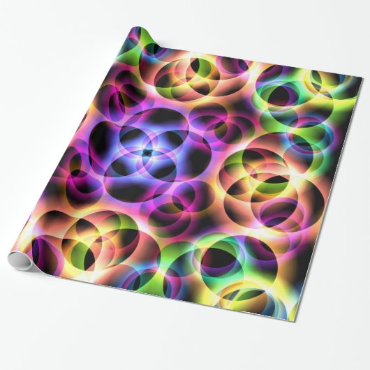 Rainbow Bubbles Geschenkpapier (Ungerollt)